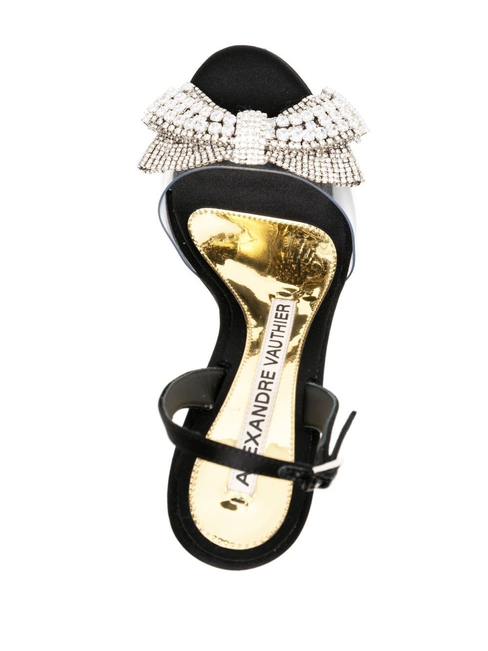 110mm embellished bow-detail pumps - 4