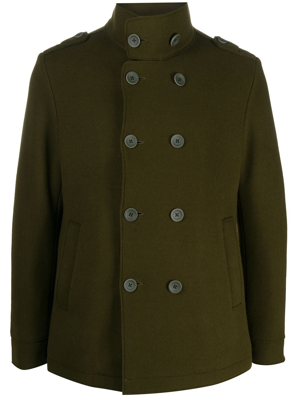 double-breasted military jacket - 1