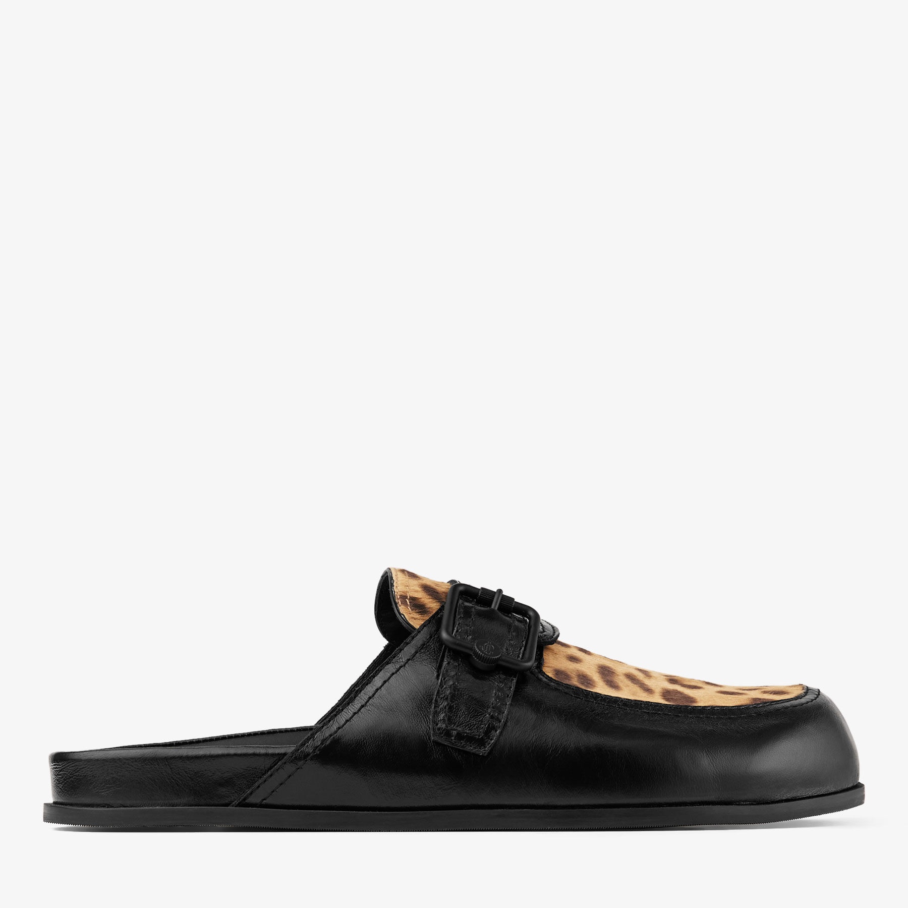 Etta Mule
Natural Leopard Print Pony Mules - 1