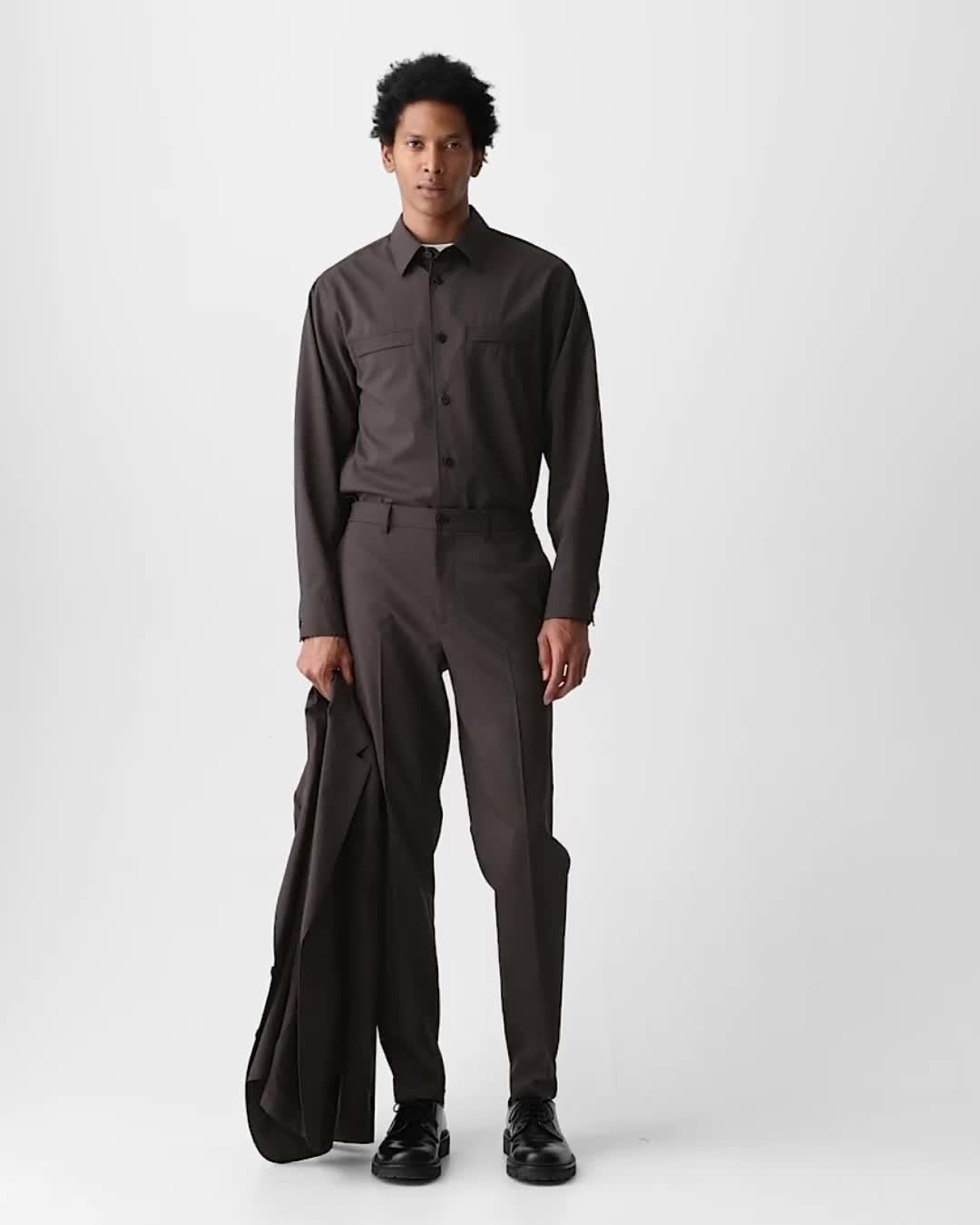 Curtis Drawstring Pant in Motion Wool - 7