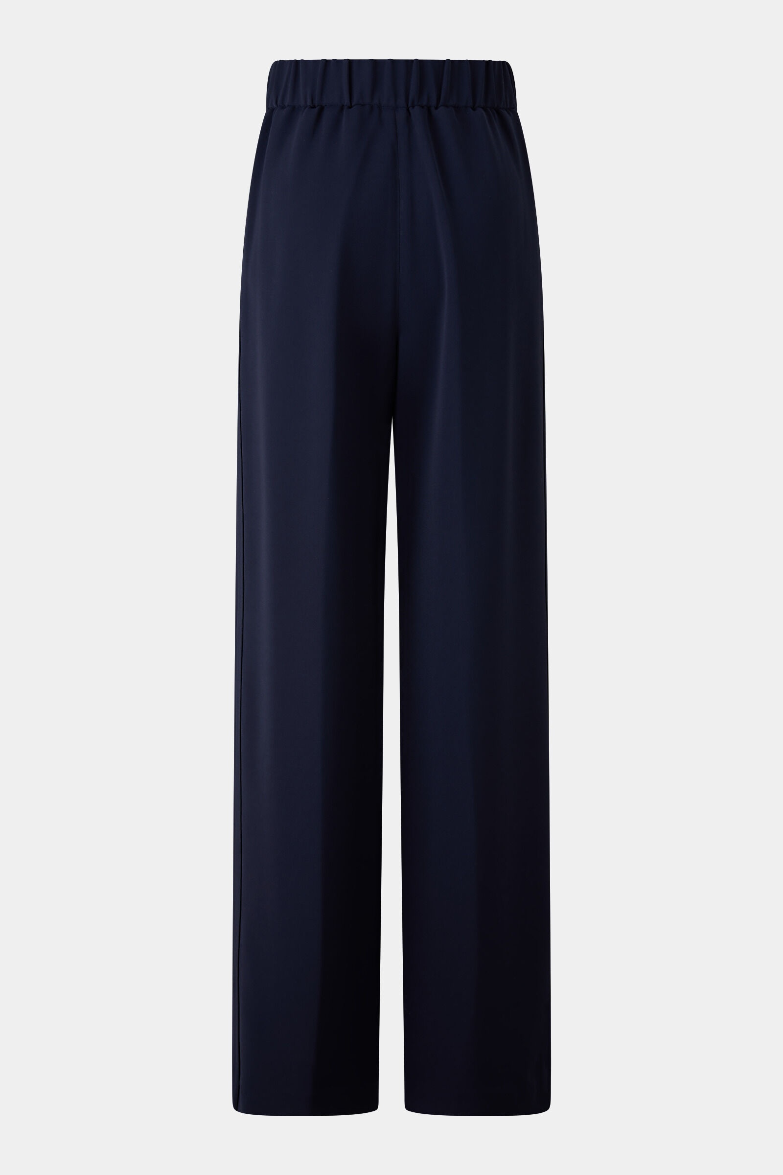 Suzy crepe marlene trousers in Navy blue - 7