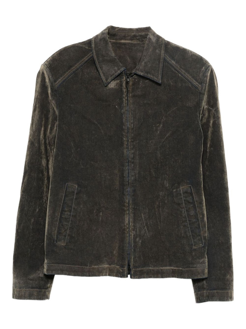 zip-fastening cotton jacket 1