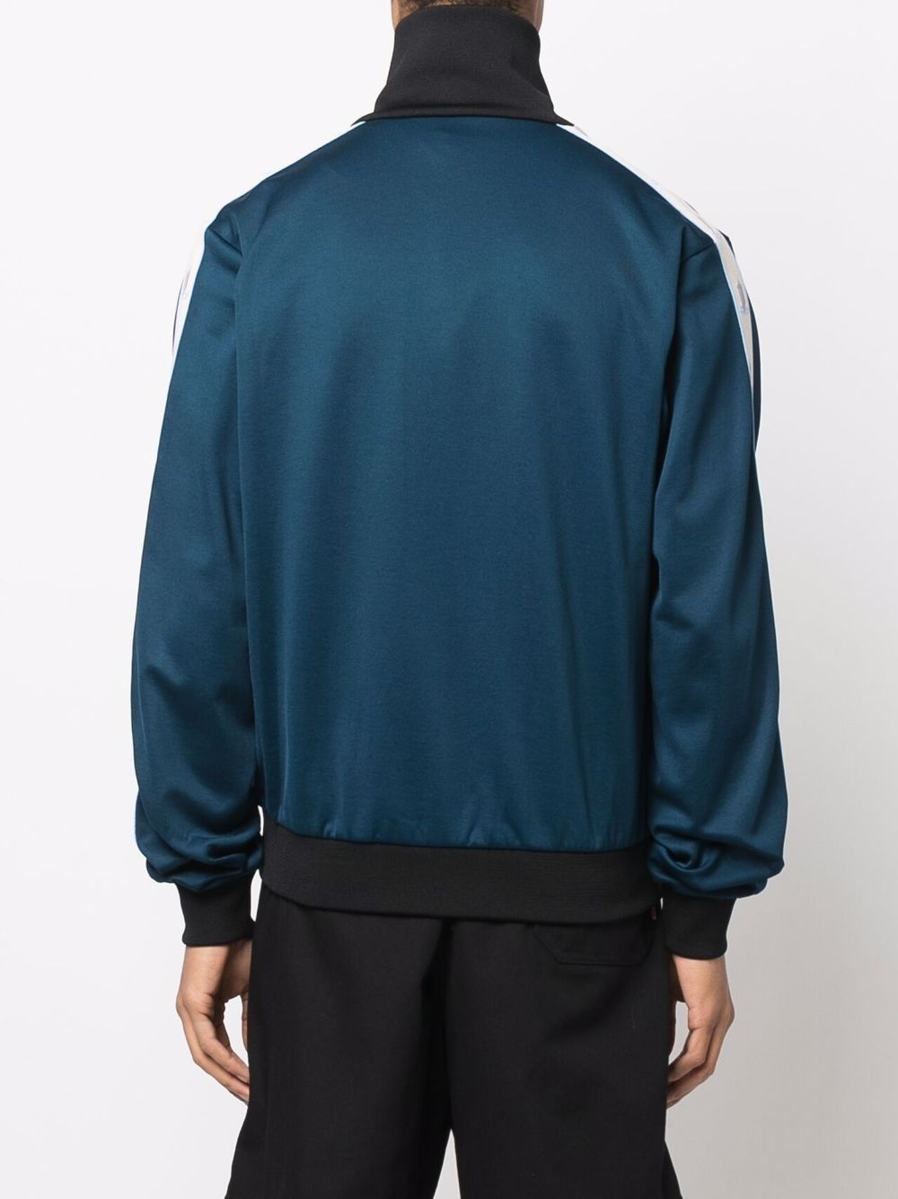 logo jacquard track jacket - 4