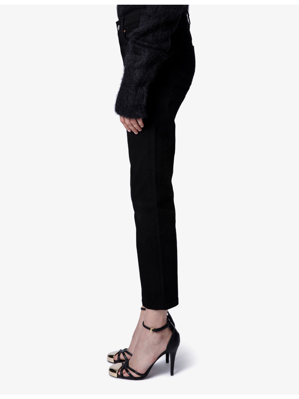 Boyfit cropped-leg five-pocket jeans - 3