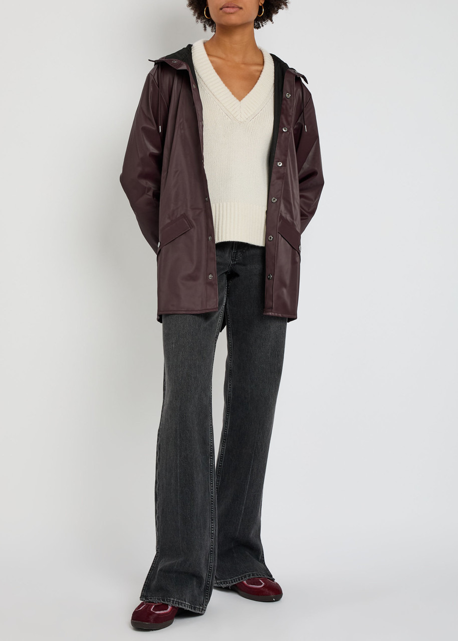 Rains W3 Hooded Rubberised Jacket - 4