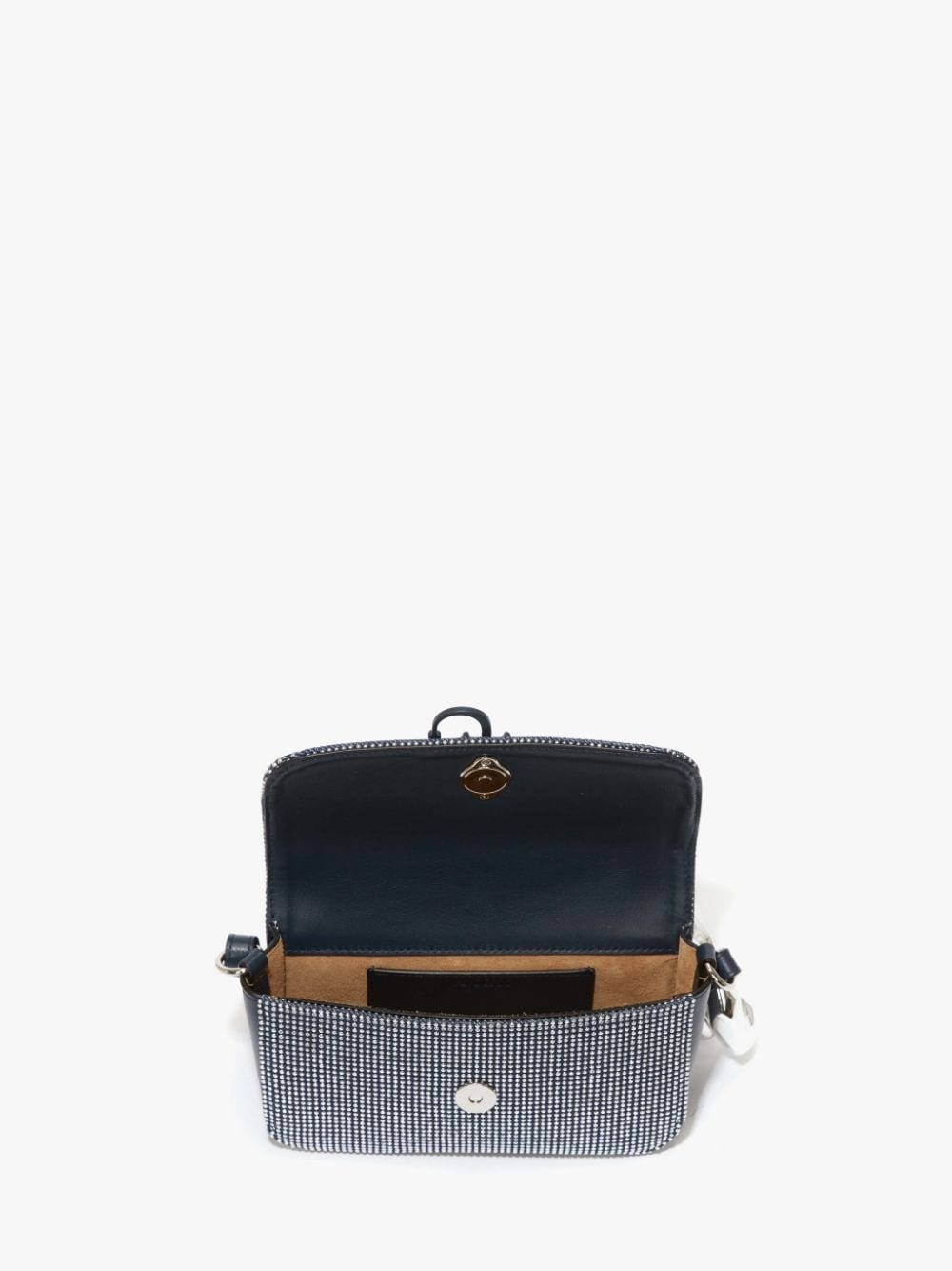 ANCHOR CHAIN BAGUETTE - HOTFIX DENIM SHOULDER BAG - 3