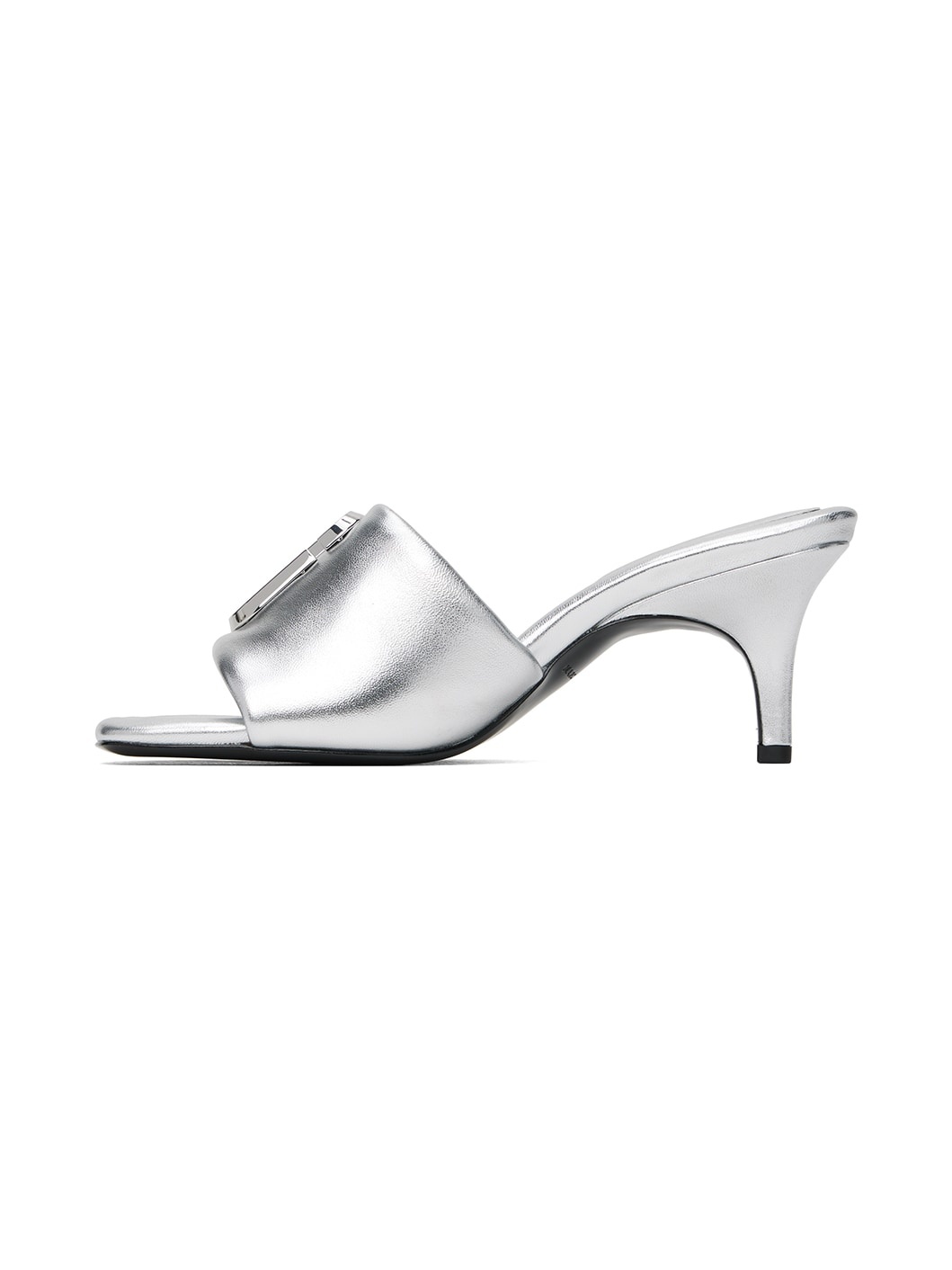 Silver 'The Leather J Marc' Heeled Sandals - 3
