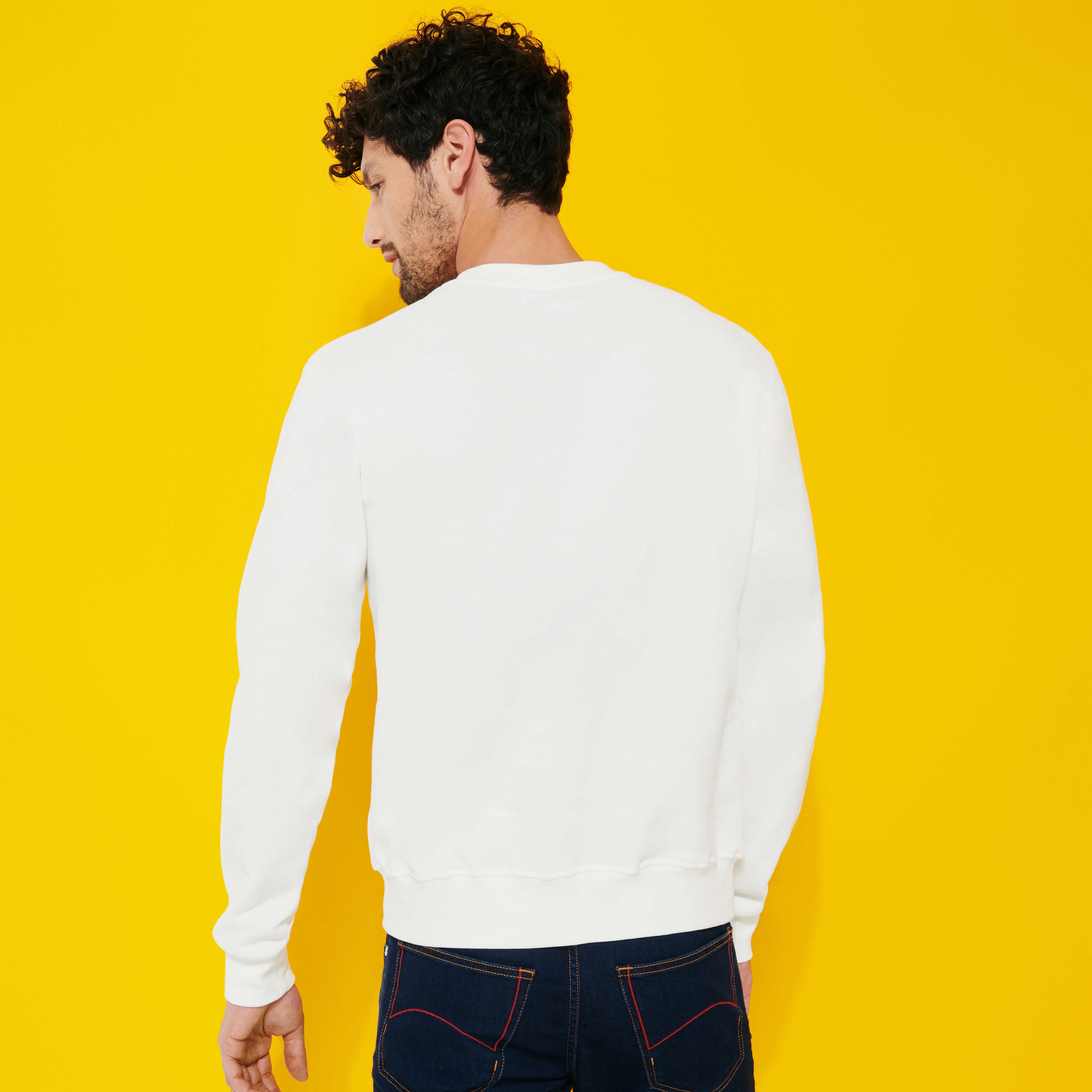 Men Cotton pullover Solid - 3