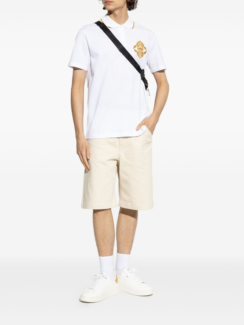 VERSACE Medusa-embroidered polo shirt outlook