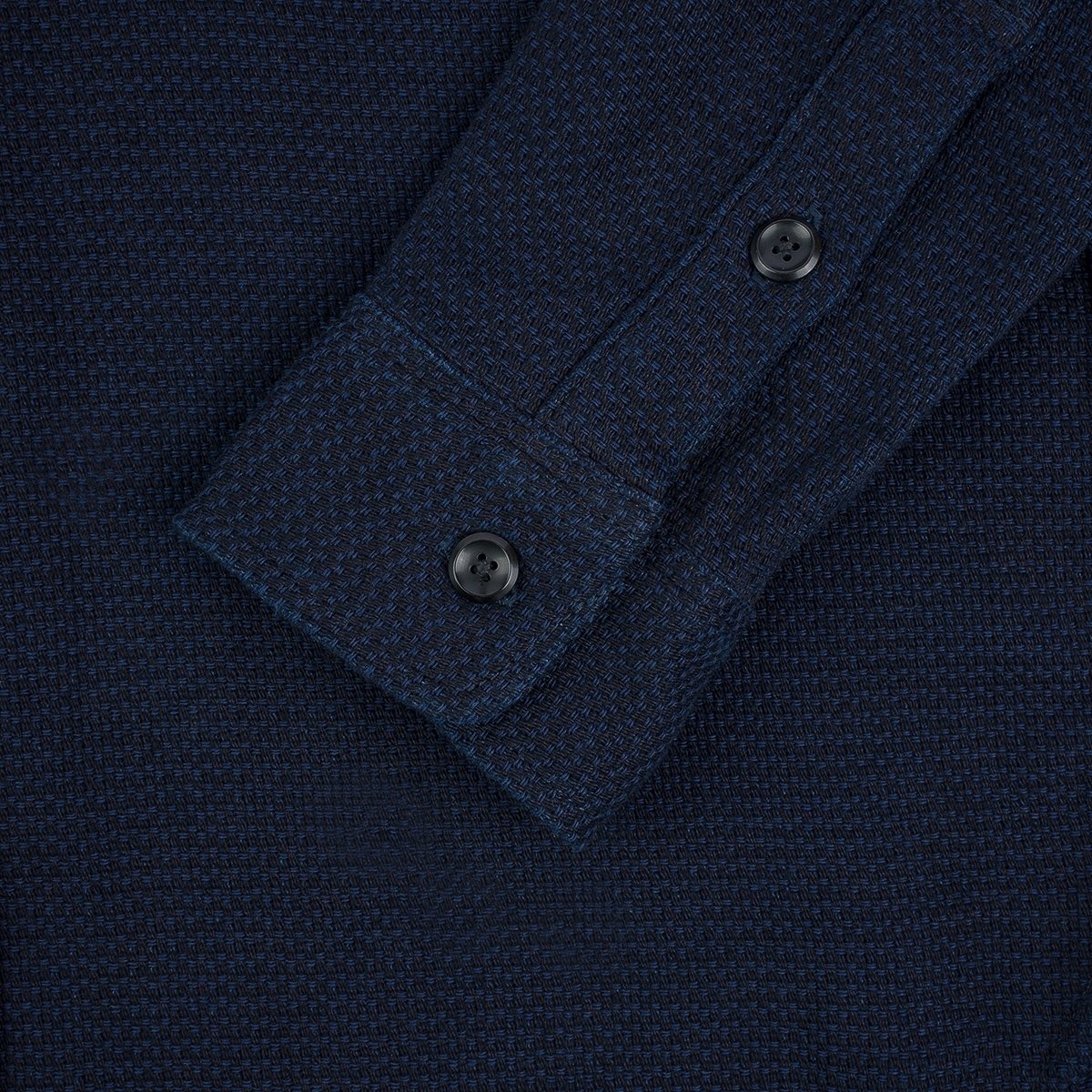 IHSH-380-IND 12oz Dobby Cloth Work Shirt - Indigo - 10