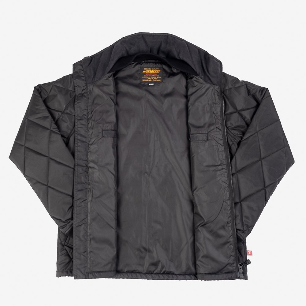 IHJ-79-BLK Primaloft® Gold Quilted Rider's Jacket - Black - 3