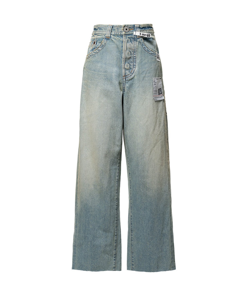 Amateur Sewn Like Wide Denim Pants 23