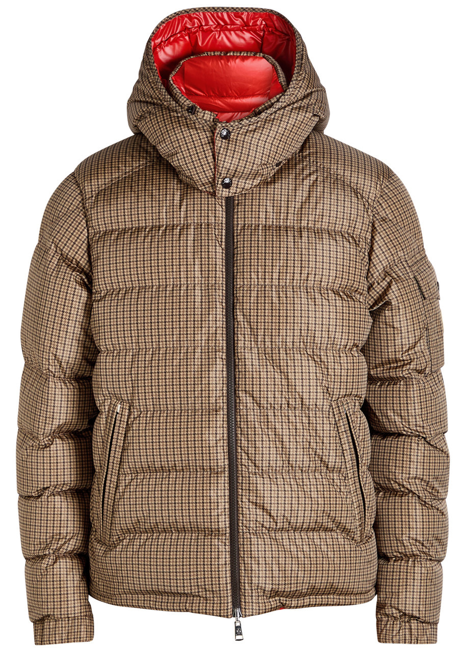 Moncler Jonage Houndstooth Quilted Shell Jacket - 1