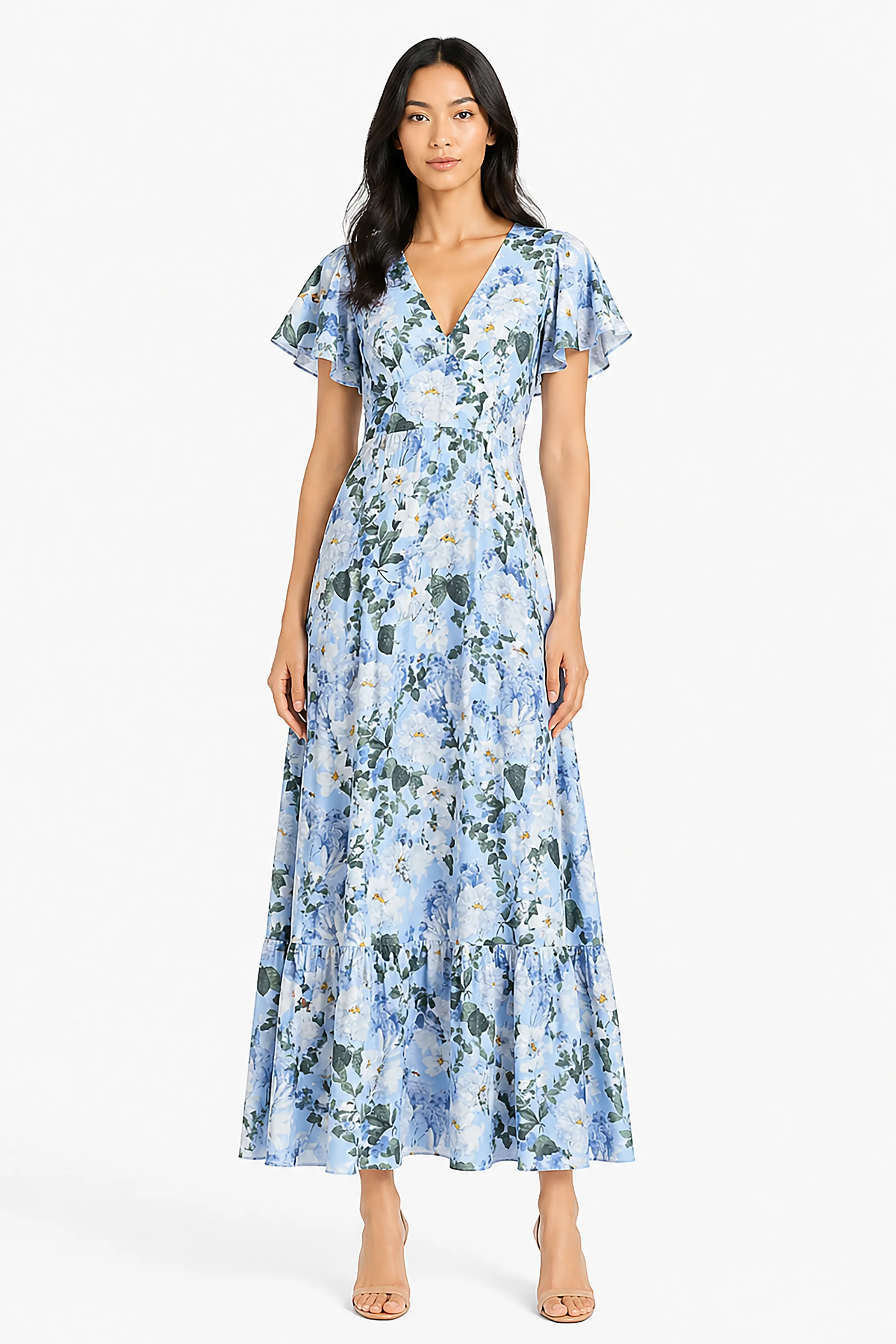 EMMA DRESS - DELFT PETALS - 1