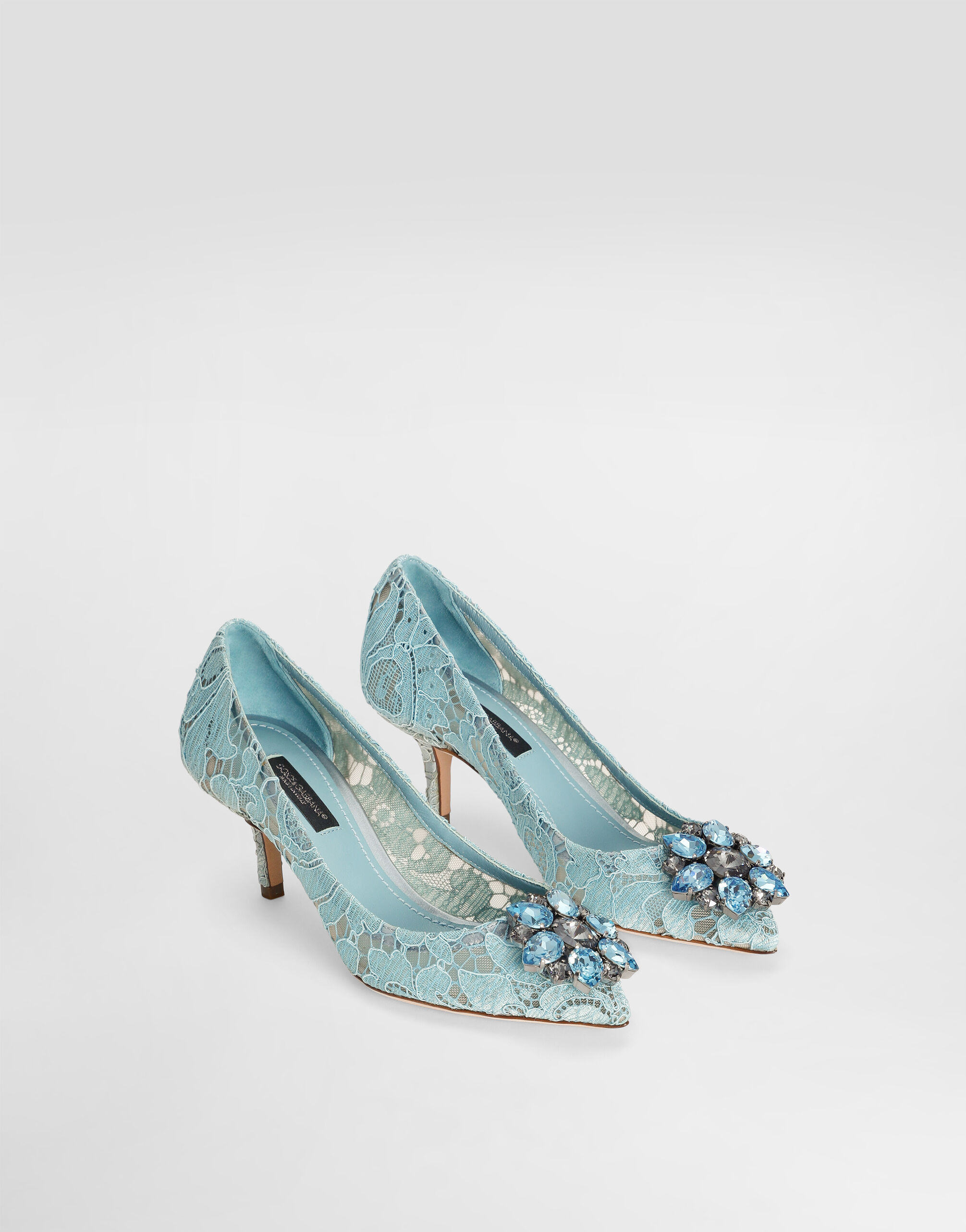 Pump in Taormina lace with crystals - 2