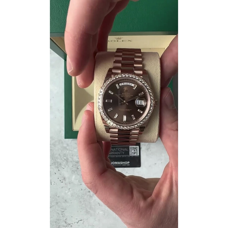 Rolex Day-Date 40 Automatic Diamond Men's Watch 228345CHDP - 7