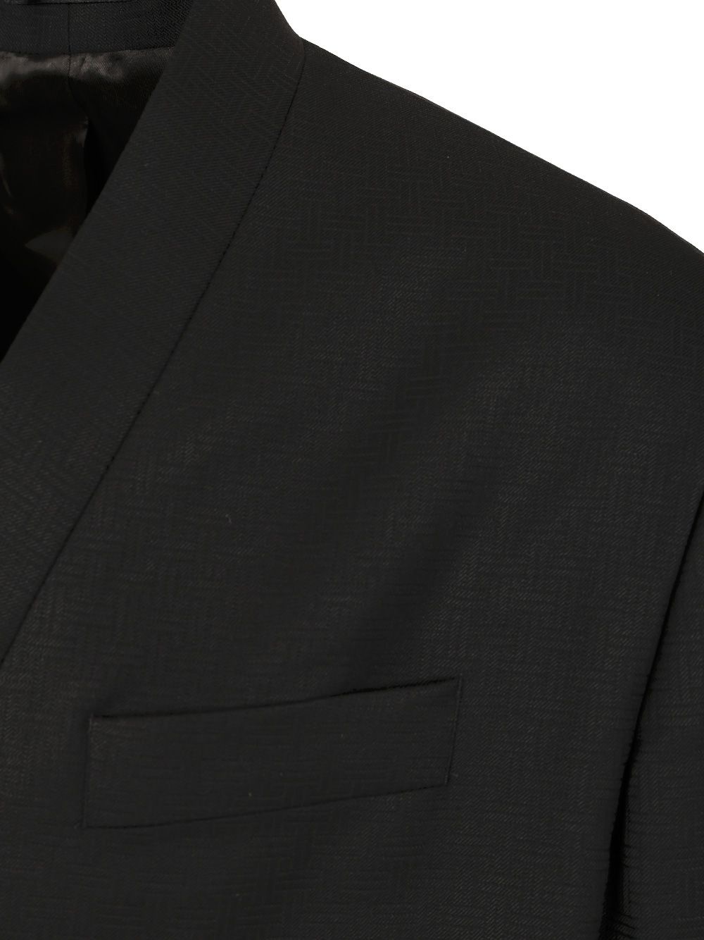 Tailored Kimono Jacket Jackets Black - 5