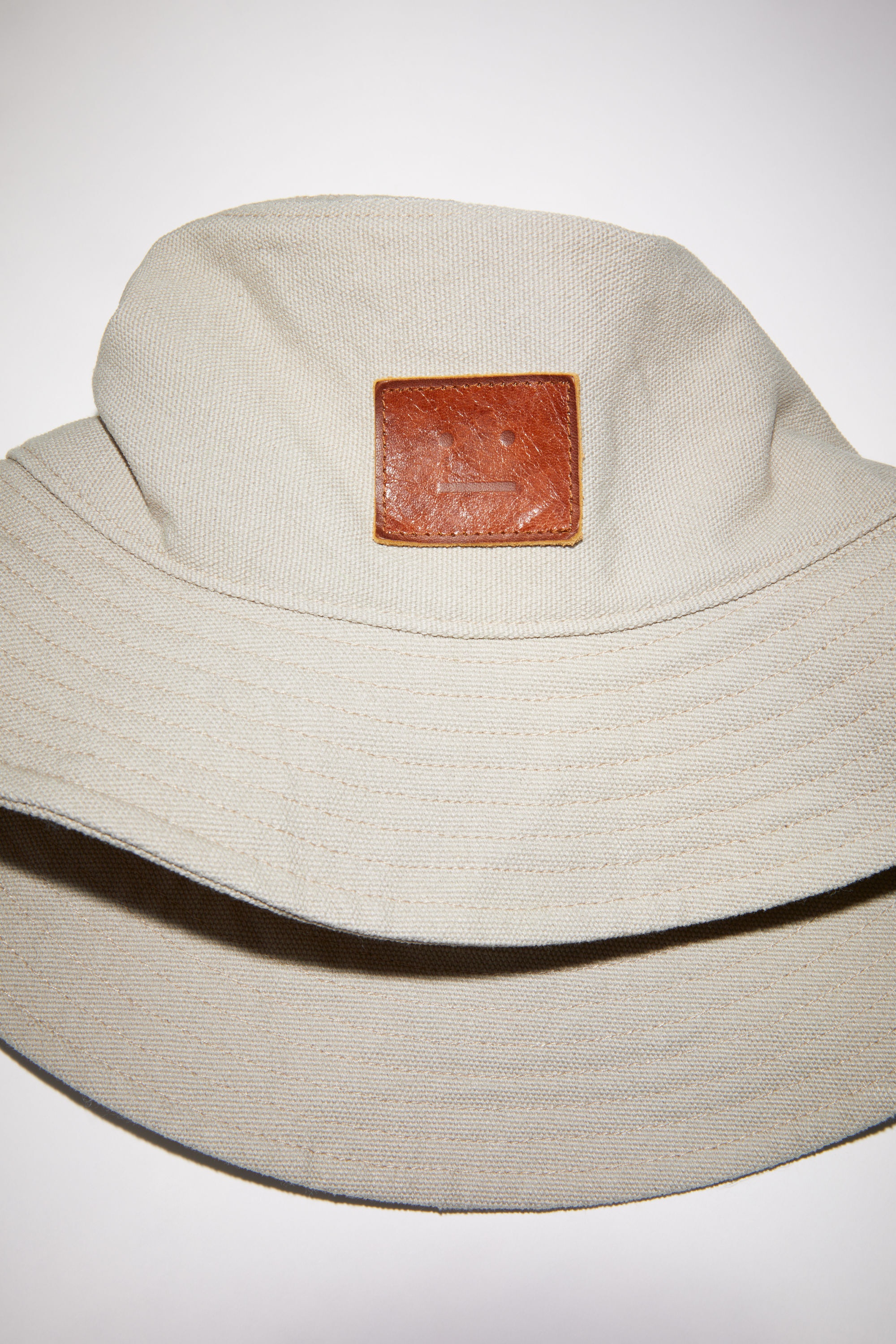 Canvas bucket hat - Mushroom beige - 5