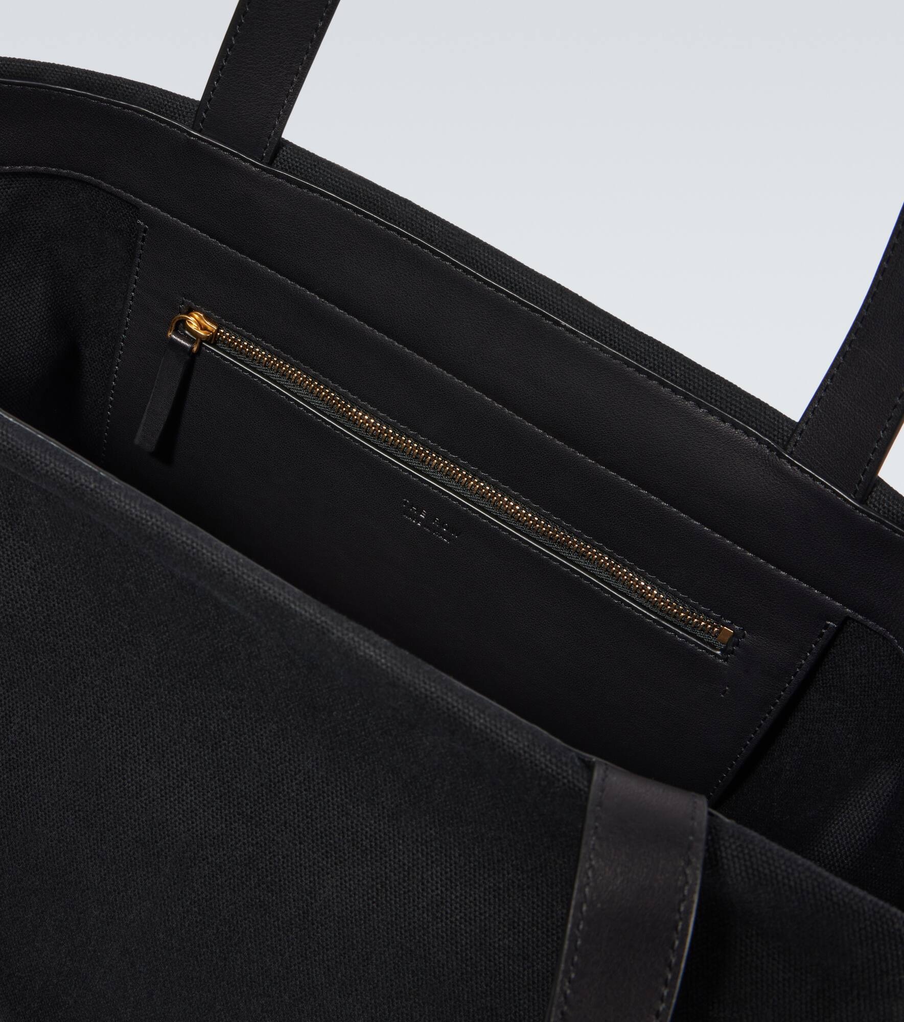 Armory leather-trimmed tote bag - 4