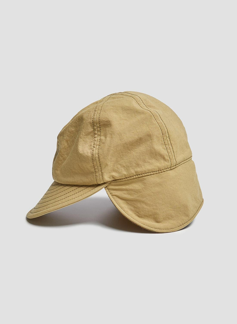 Nigel Cabourn Army Mountain Cap in Khaki outlook