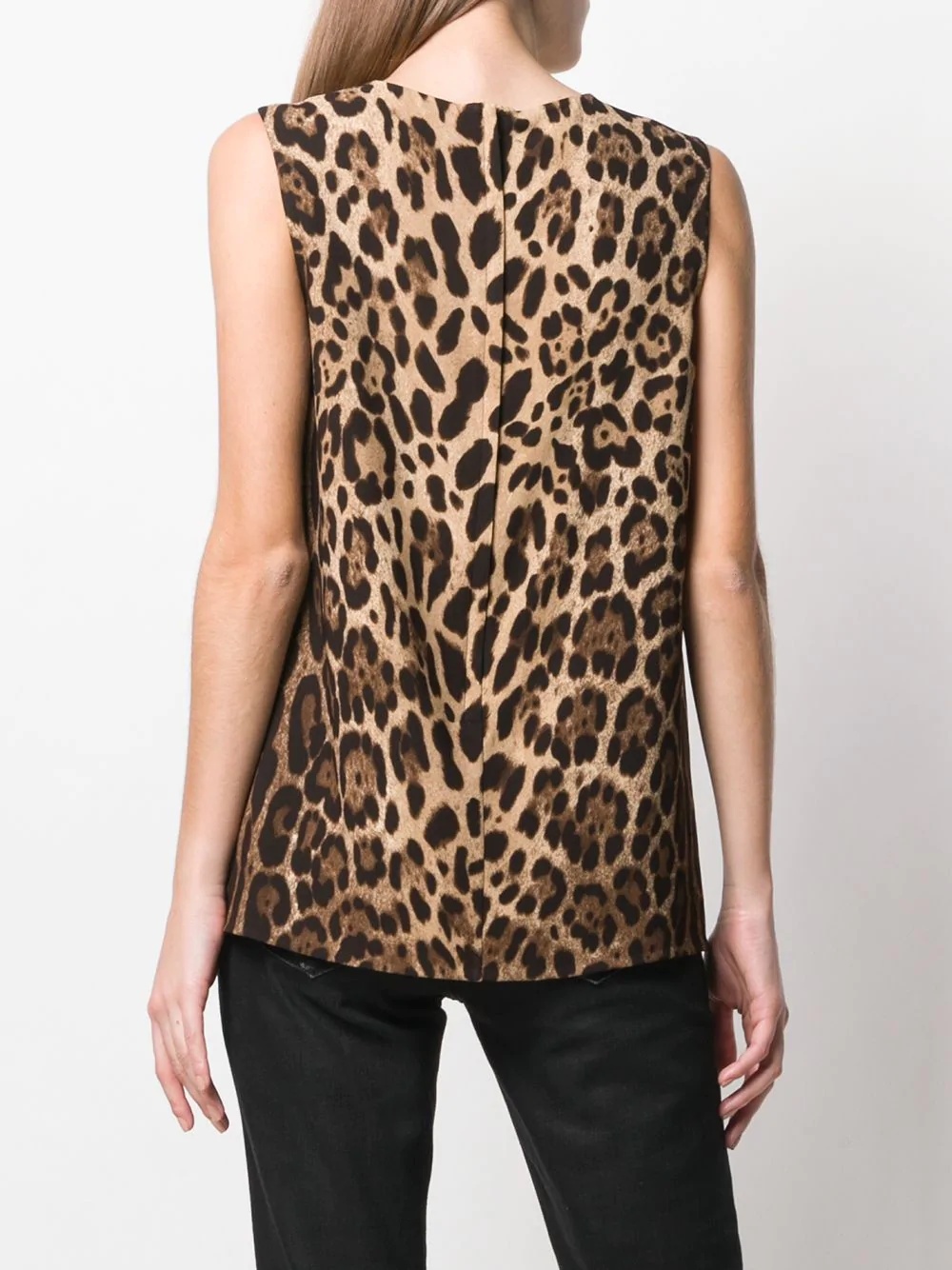 leopard-print top - 4