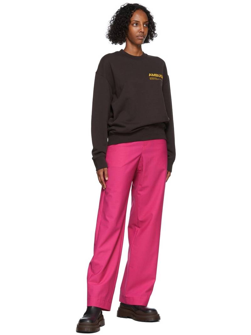 Ambush Brown Fleece Workshop Sweatshirt outlook
