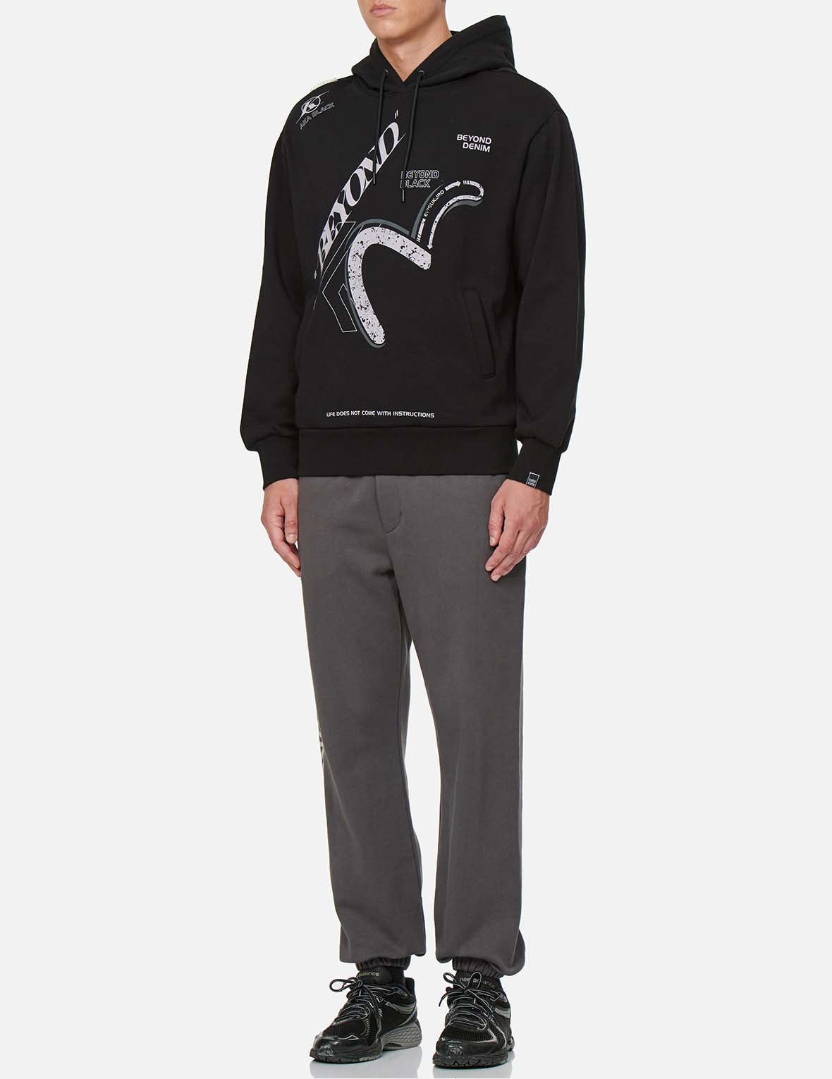 Kamon and Logo Print Sweatpants - 5
