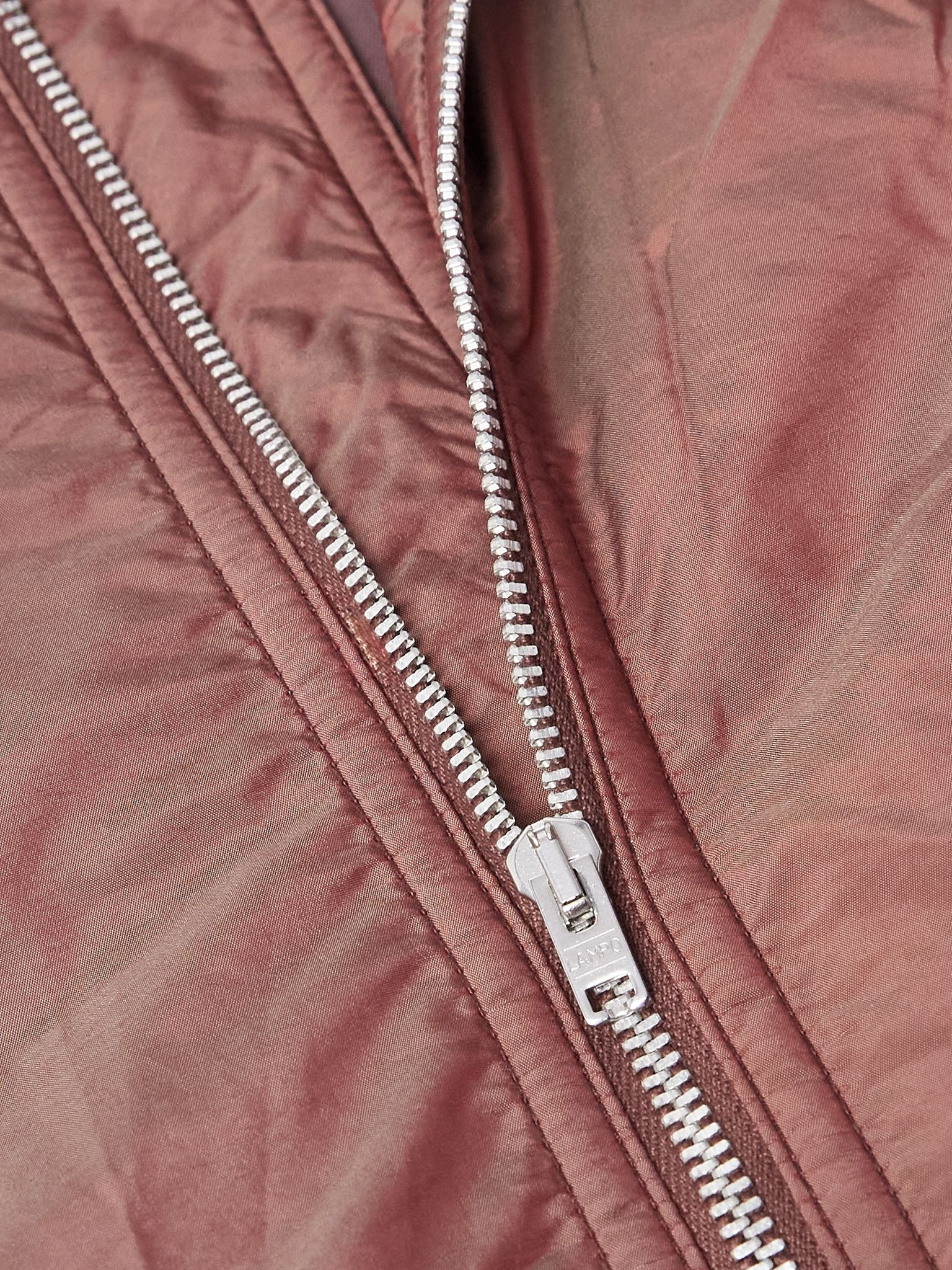 Slight Iridescent Shell Jacket Pink - 4