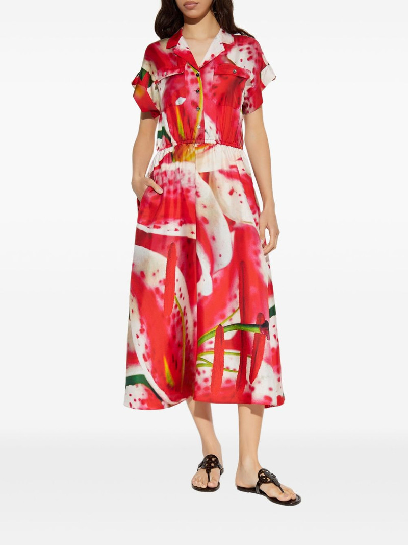 graphic-print midi dress 3
