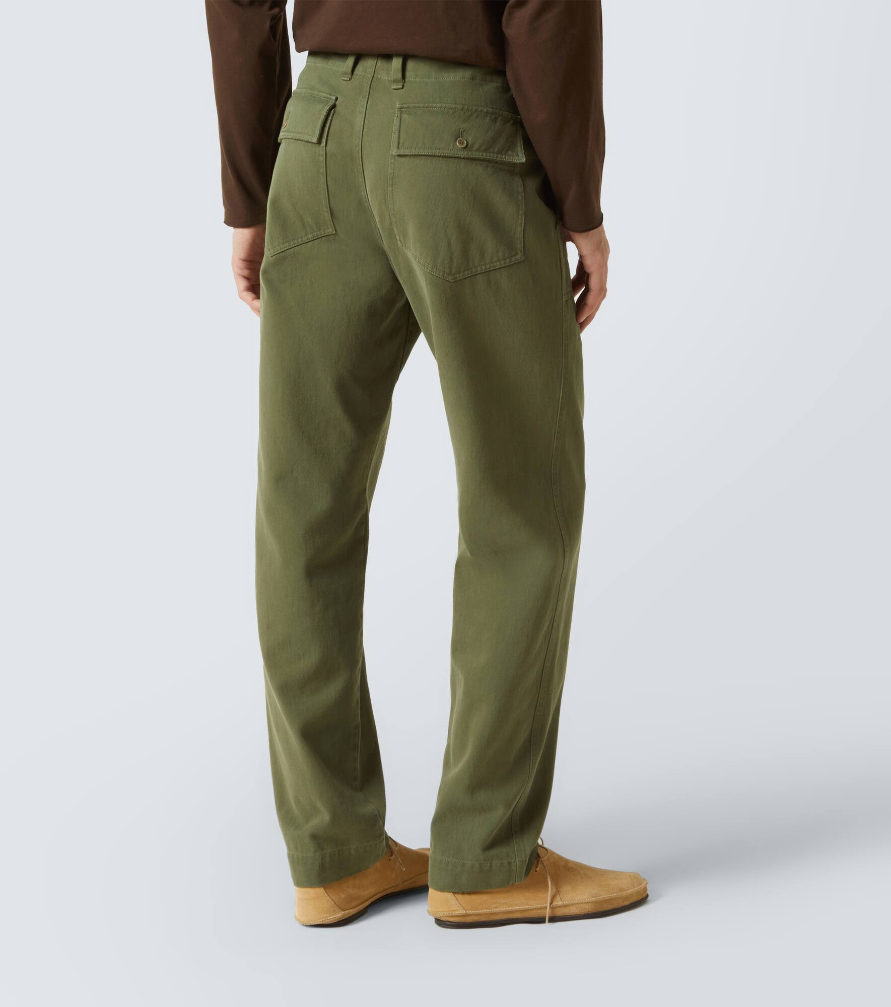 Valerio cotton straight pants - 4