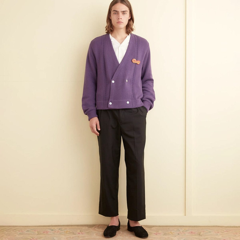 DOUBLE BREASTED CARDIGAN 1