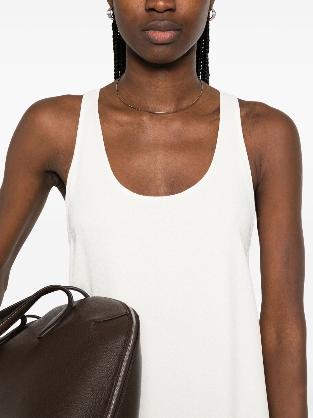 sablé scoop-neck maxi dress - 5