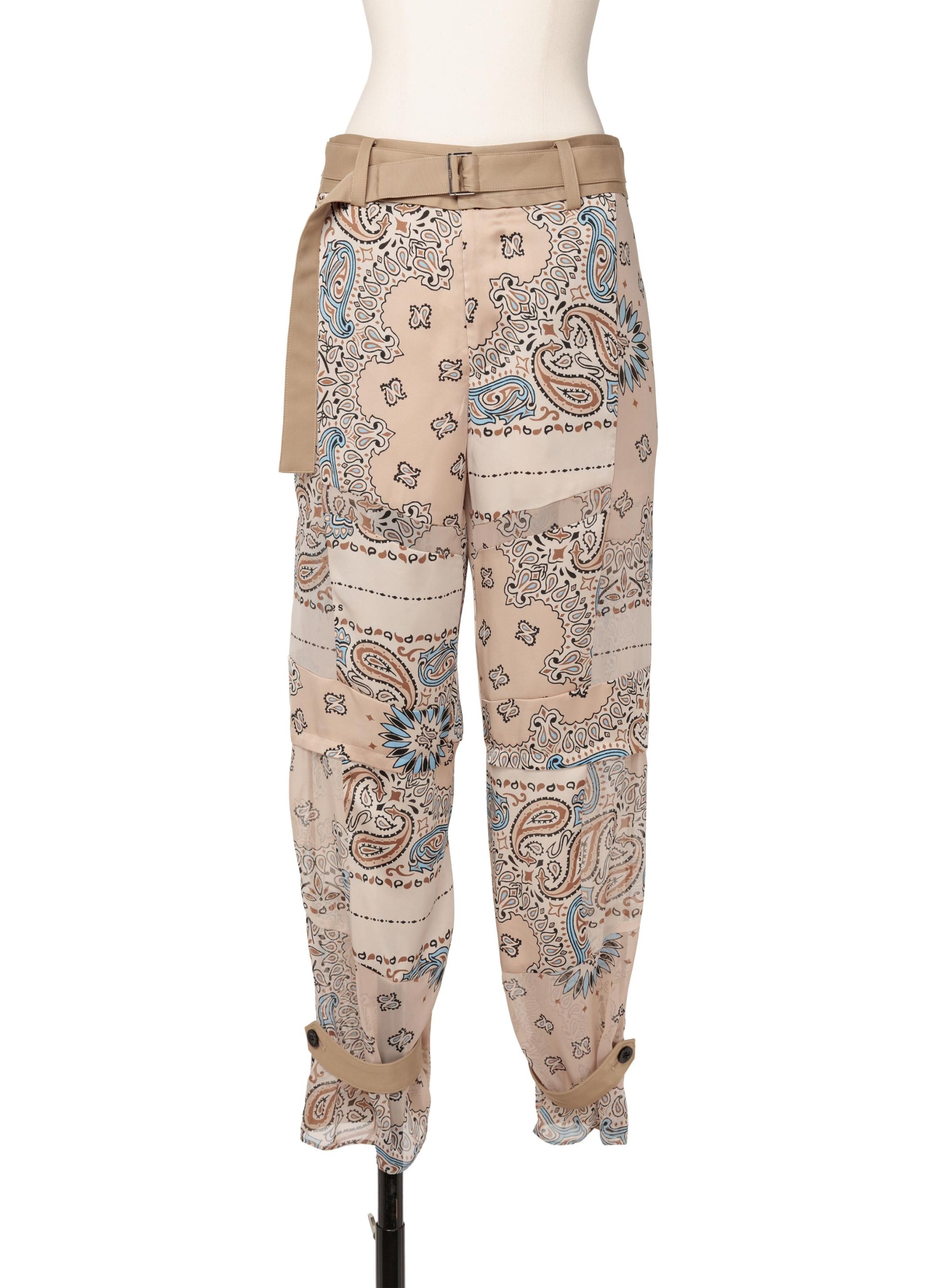 Bandana Print Pants - 1