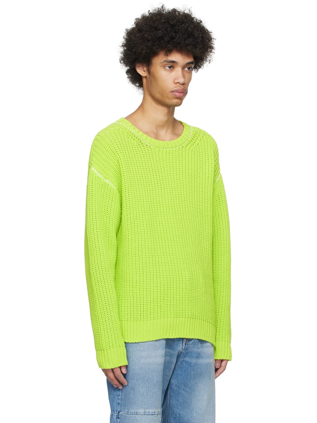 Green Crewneck Sweater - 2