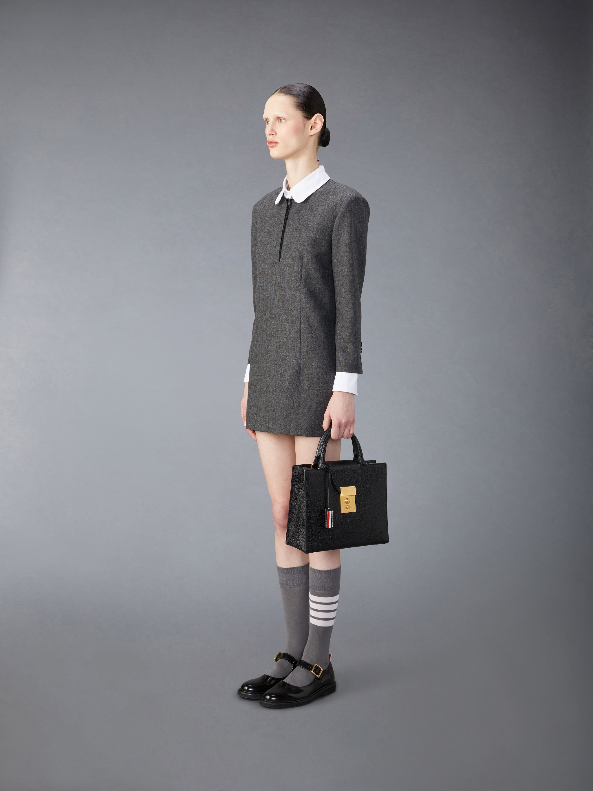 Pebble Grain Small Mr. Thom Tote - 4