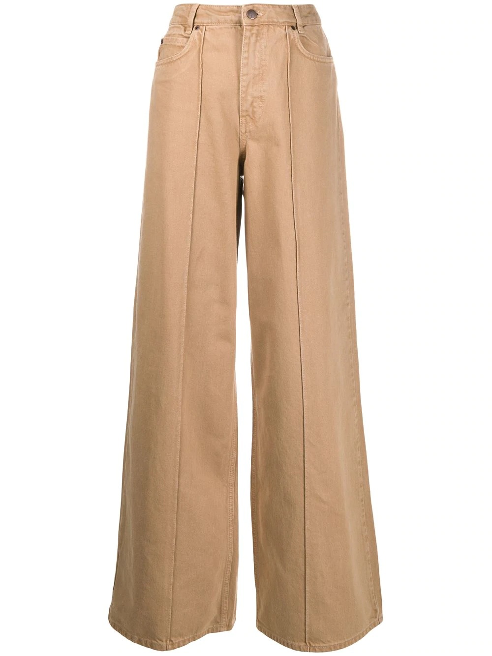 high-rise wide leg jeans  - 1