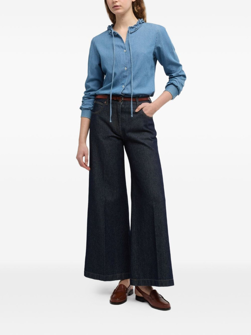 Aspesi ruffled-collar shirt outlook