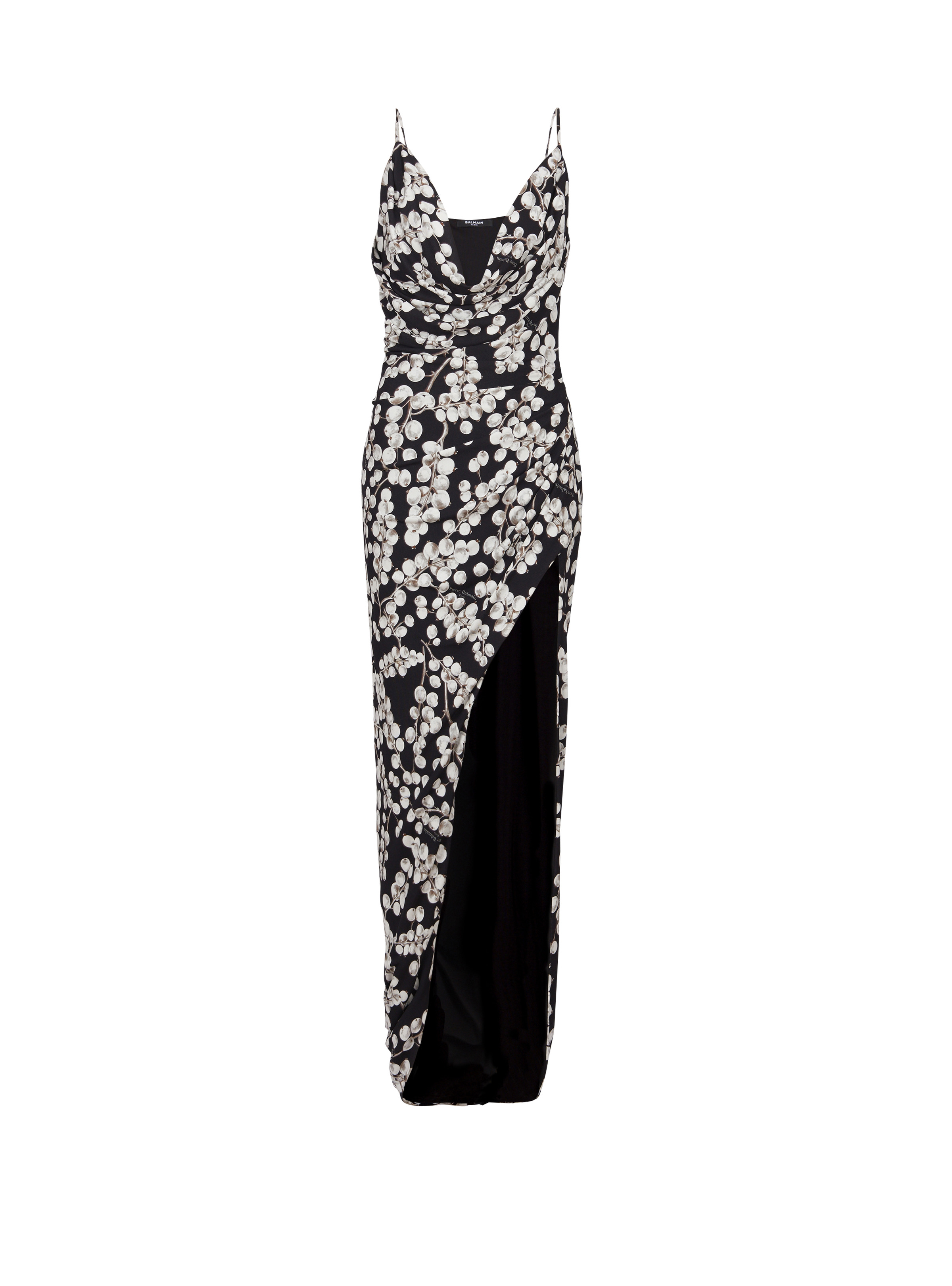 Long dress with Redcurrant print - 1