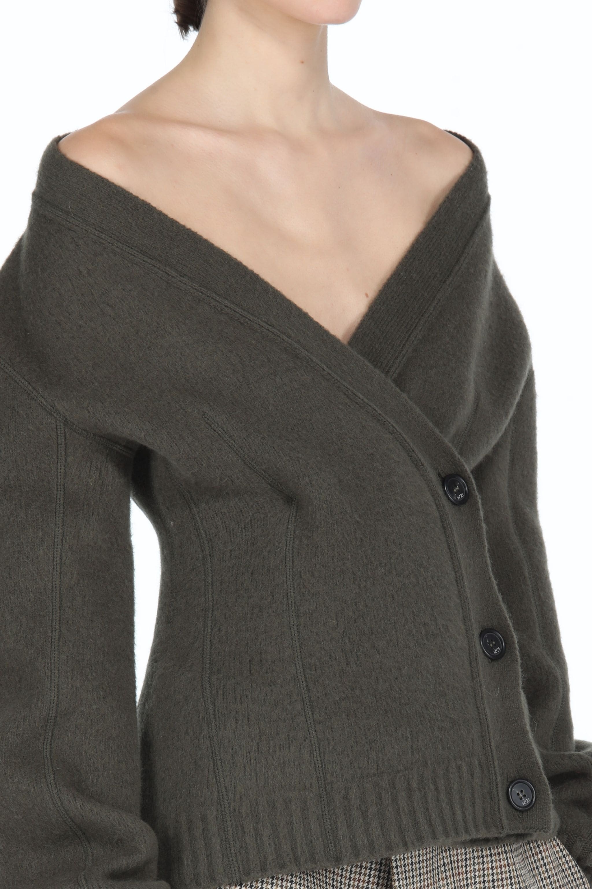 OFF-THE-SHOULDER CARDIGAN - 5