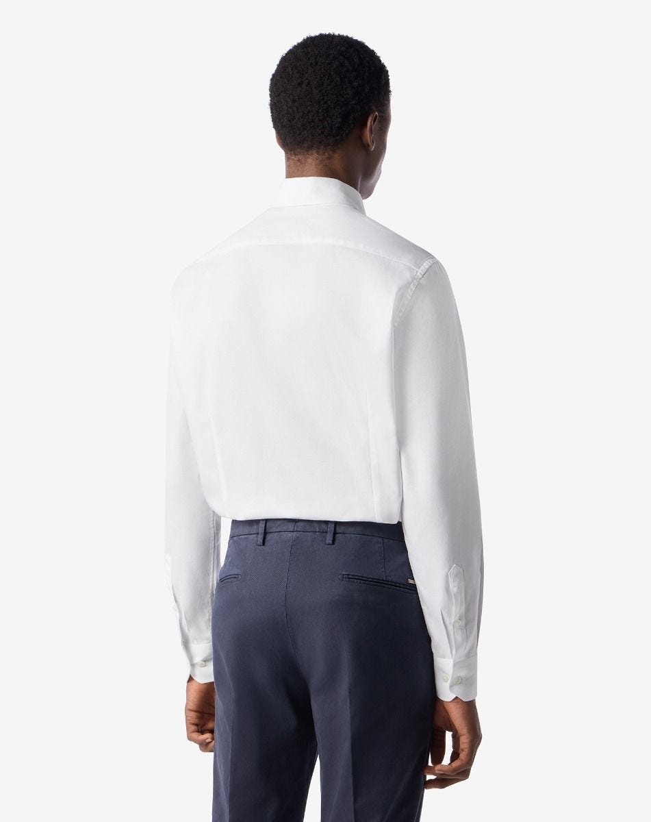 White royal Oxford cotton shirt - 3