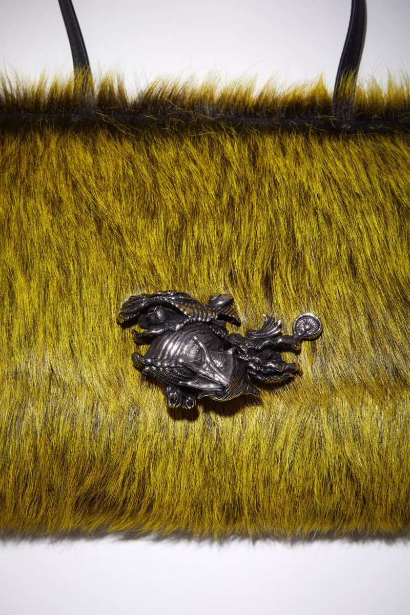 Jewel shoulder bag - Black/yellow 5