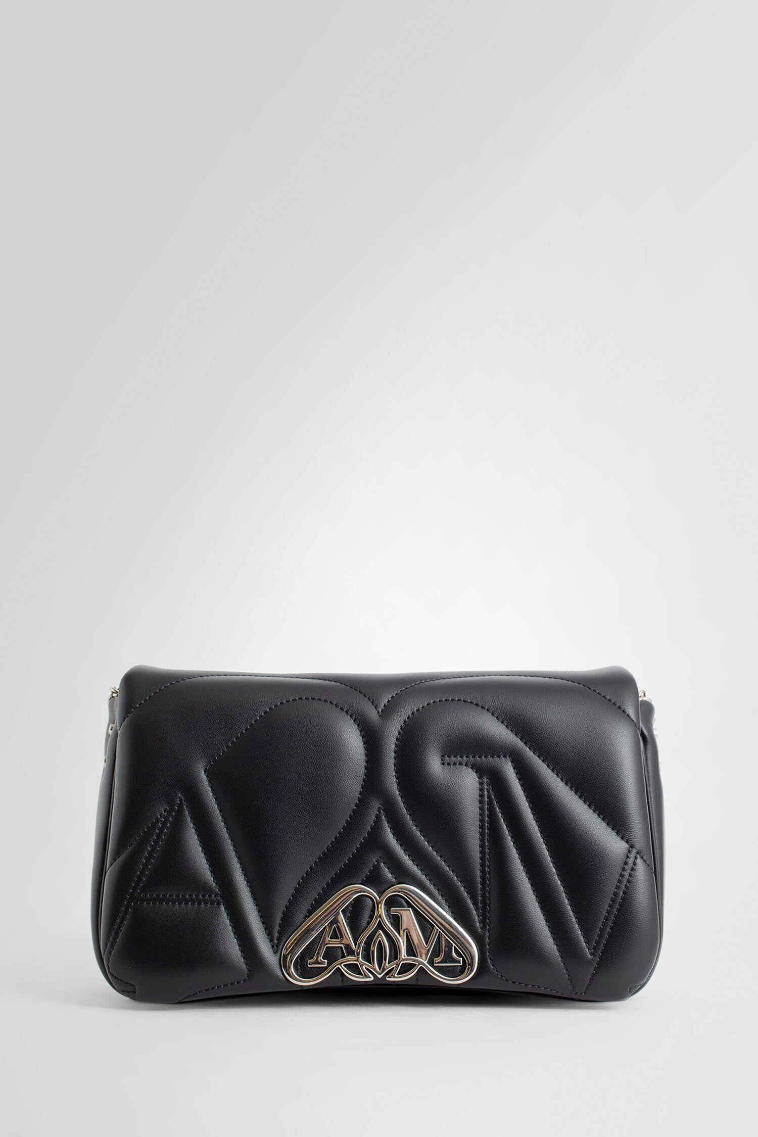 ALEXANDER MCQUEEN WOMAN BLACK SHOULDER BAGS - 1