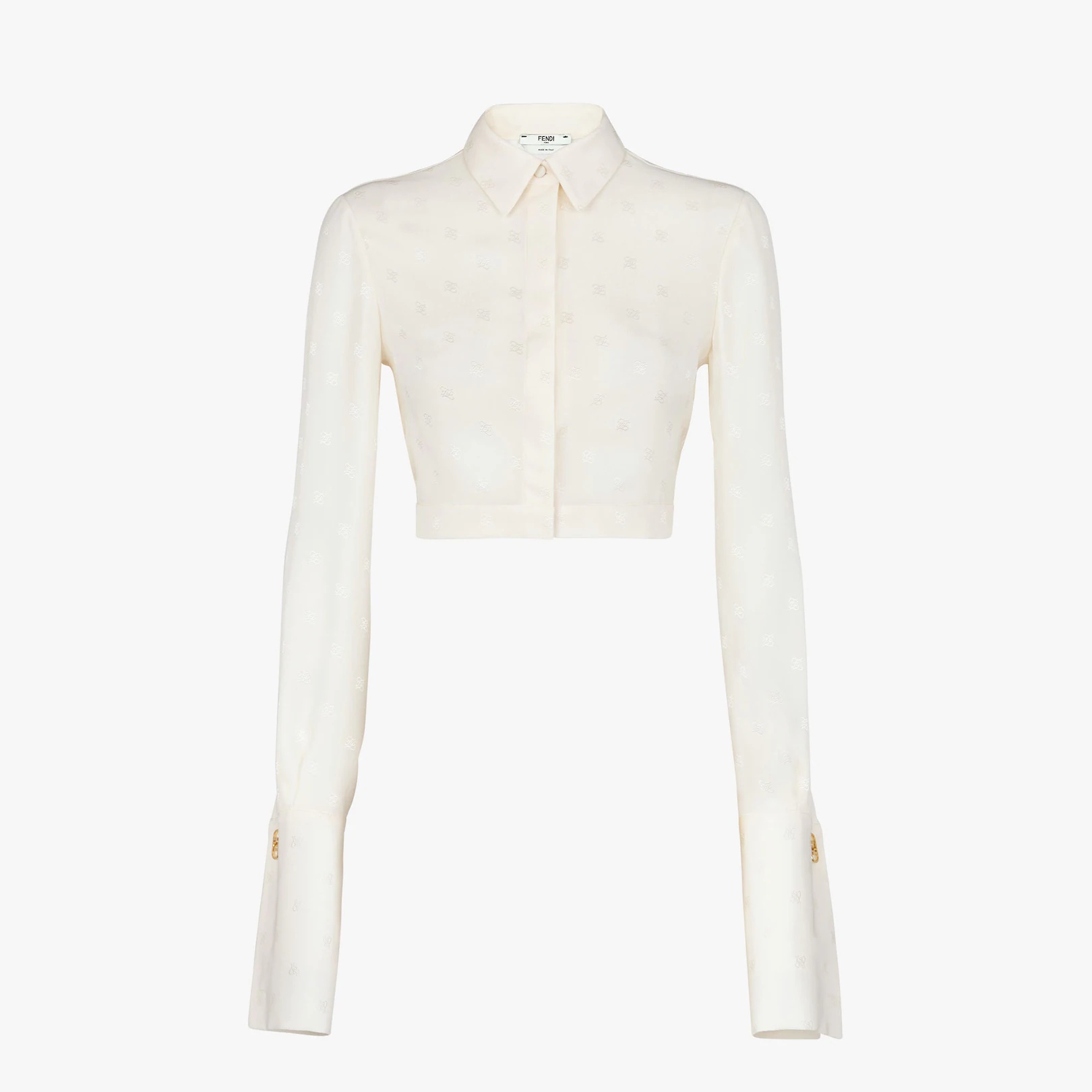 White crêpe de Chine shirt - 1