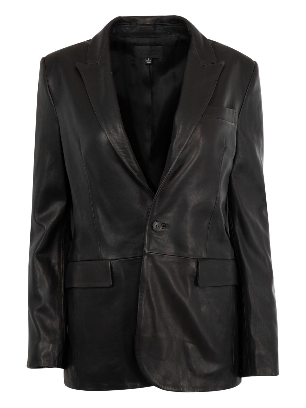 Belmonde tailored leather jacket - 1