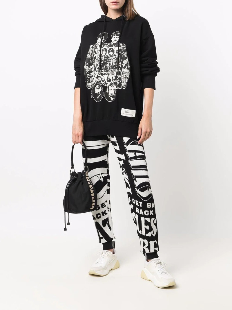 x The Beatles printed hoodie 3