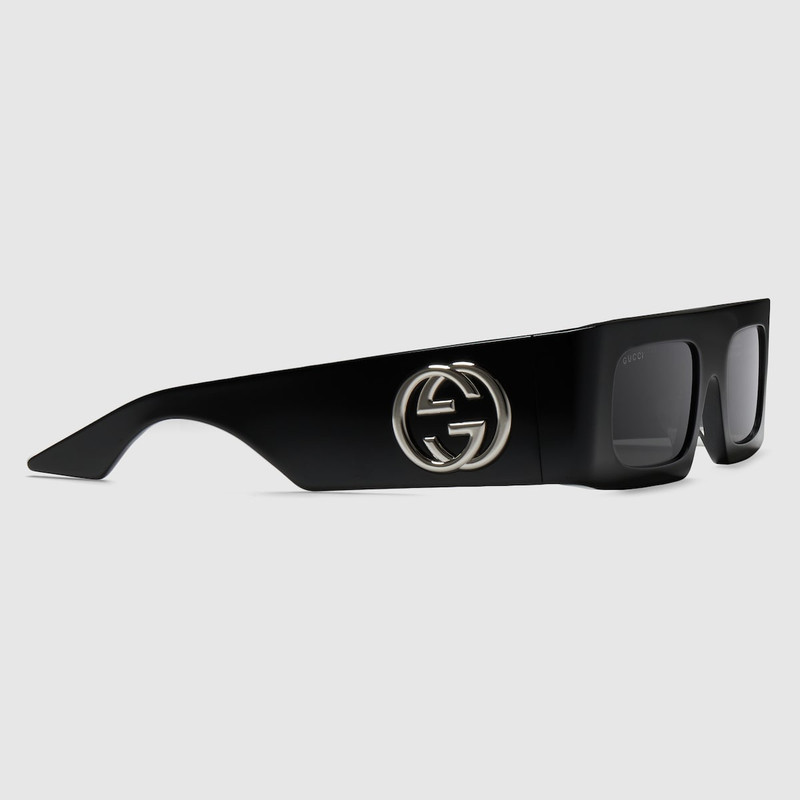 GUCCI Rectangular-frame sunglasses outlook