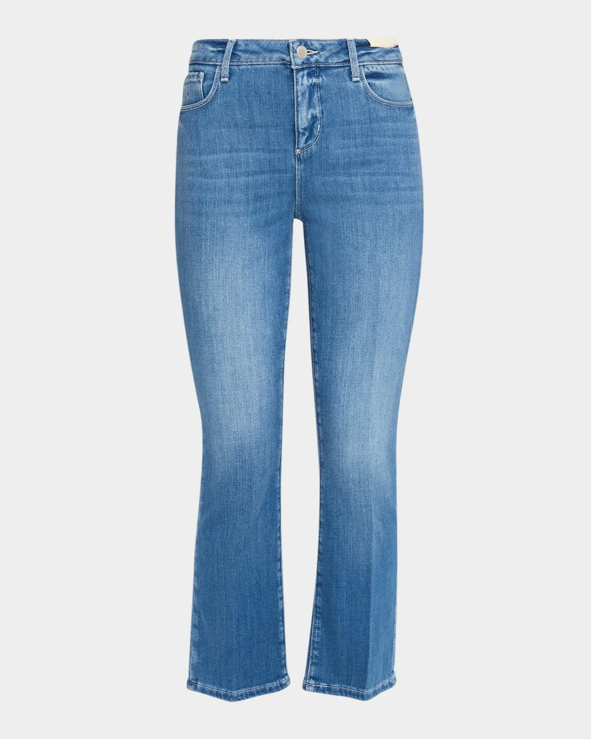 Tati High-Rise Crop Micro Bootcut Jeans - 1