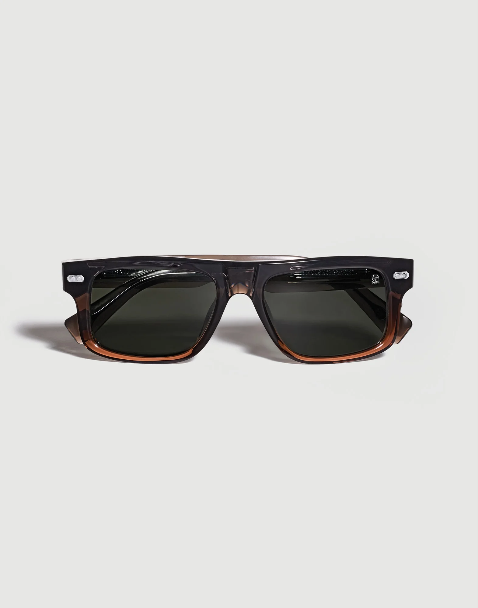 Rectangular acetate sunglasses with polarized lenses - 1