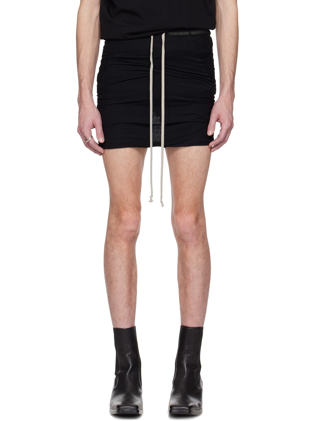 Black Hollywood Buds Shorts - 1
