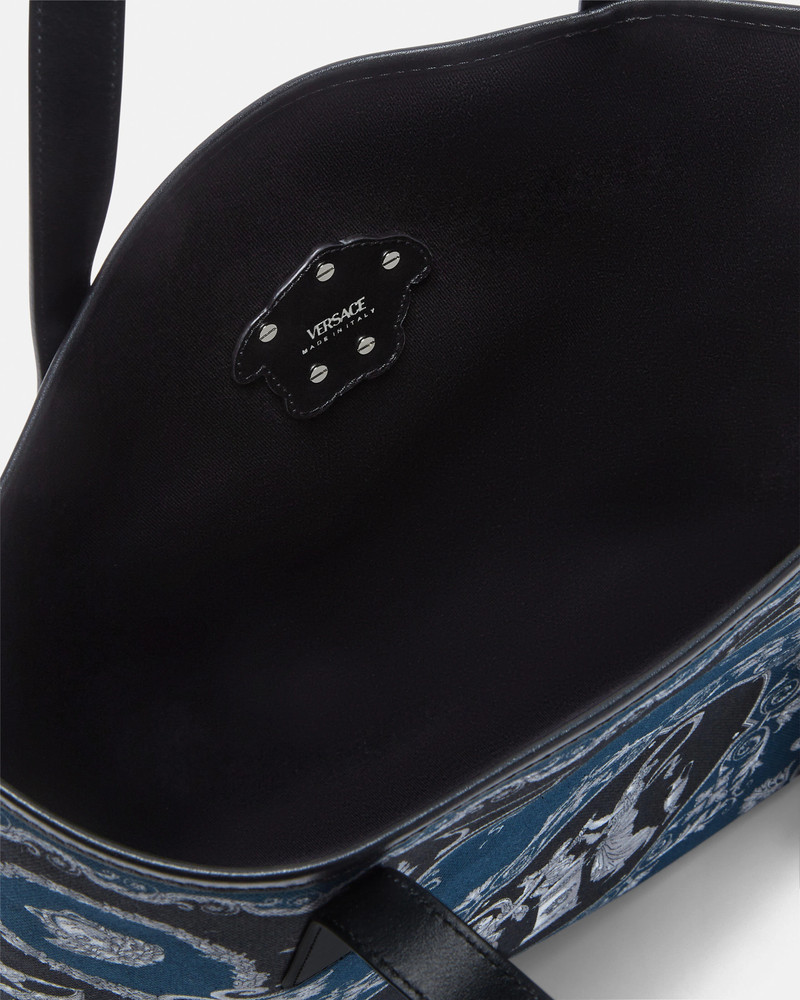 La Medusa Printed Canvas Tote 4